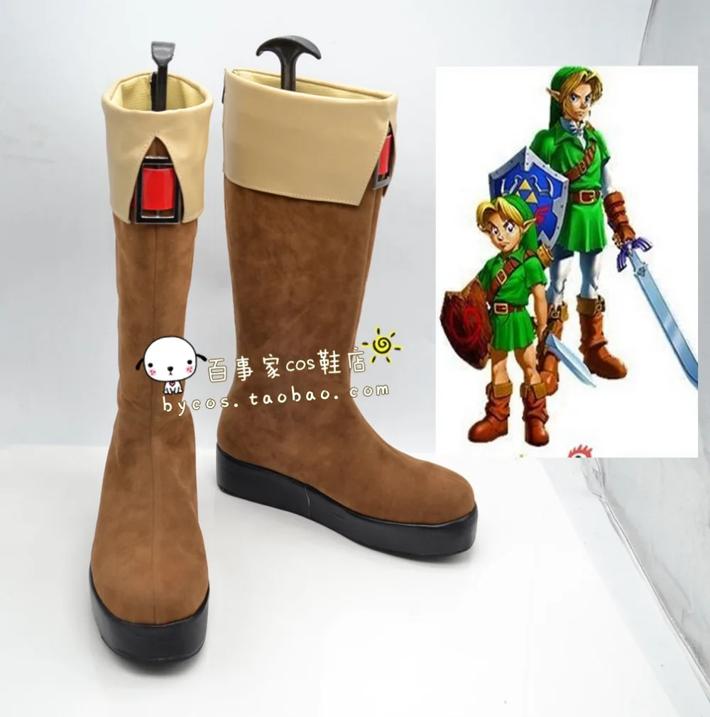 The Legend of Zelda Link sticker sole ver 2 Cosplay Boots shoes shoe