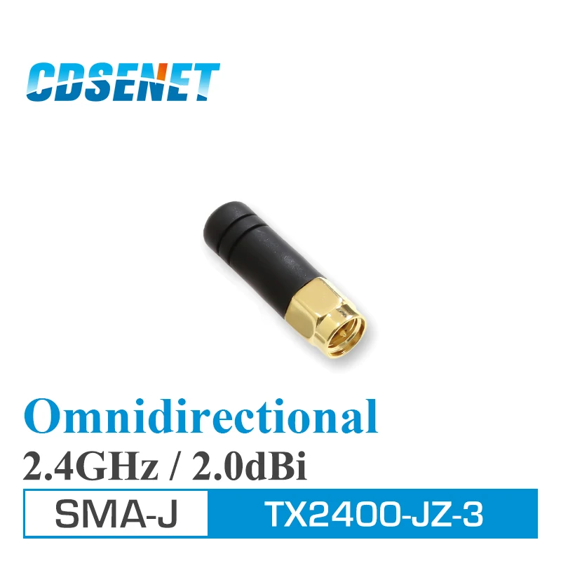 imágenes para 10 PC/Lot 2.4 ghz 2.0dBi Antena Wifi Original CDSENET TX2400-JZ-3 SMA Macho 3 CM 2.4 GHz Mini Antenas Direccionales Para comunicación imágenes para 10 PC/Lot 2.4 ghz 2.0dBi Antena Wifi Original CDSENET TX2400-JZ-3 SMA Macho 3 CM 2.4 GHz Mini Antenas Direccionales Para comunicación