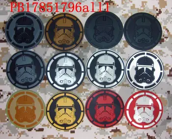

3D PVC patch Legion Imperial STORM TROOPER Logo Tactical military morale Black Red Luminous Green Grey Yellow