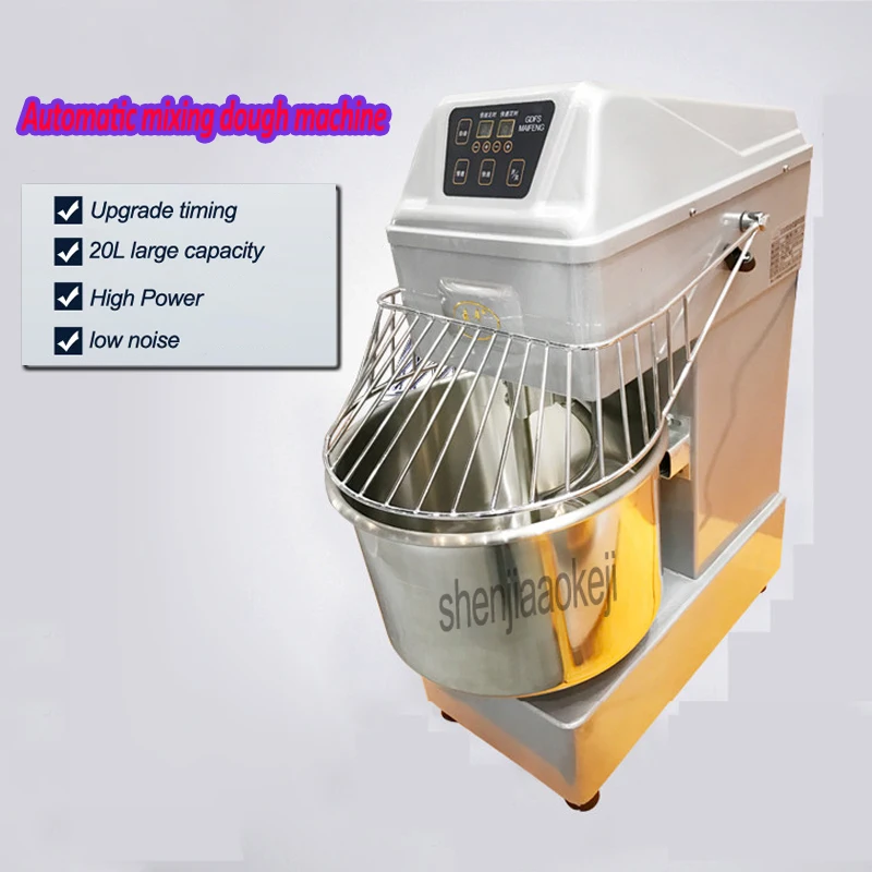220v/50hz Stainless steel Automatic mixing dough machine Commercial