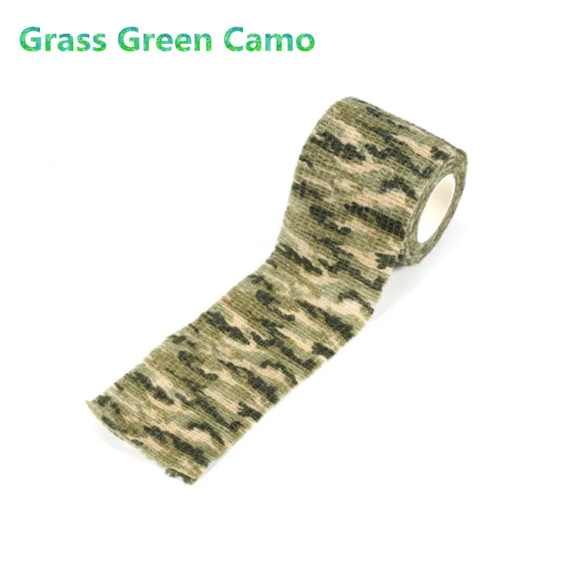1 шт. 5 см x4. 5 растягивающаяся камуфляжная невидимая пленка для джунглей Камуфляжная Лента для охоты клейкая водостойкая камуфляжная невидимая лента - Цвет: Grass Camouflage