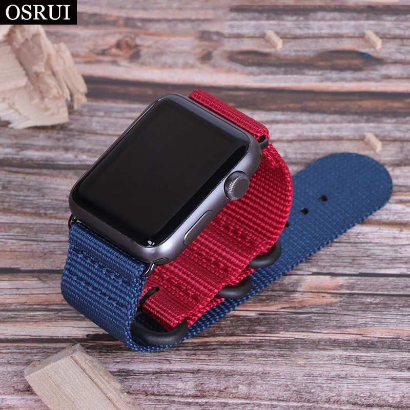 

Strap For Apple watch band 4 44mm 40mm Sport Loop Woven nylon correa 42mm 38mm Iwatch 3 2 1 Watchbands bracelet wrist belt