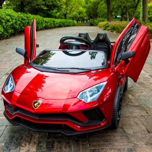 Children's Electric Car Four Wheeled Double Car With Remote Control