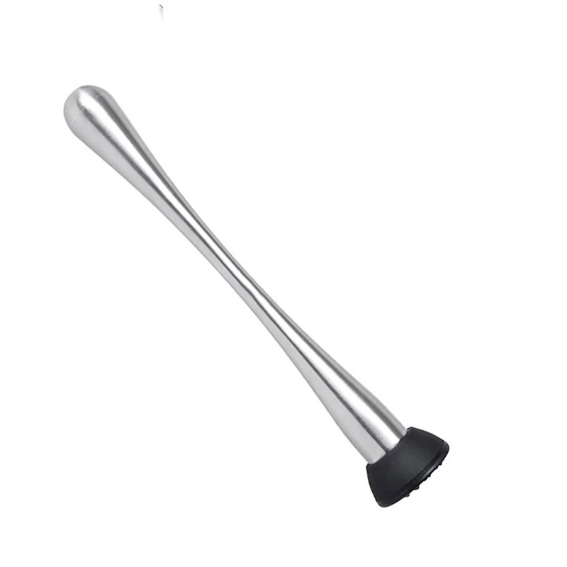 JX-LCLYL Stainless Steel Muddler Spoon Bar Cocktail Mojito Drink Stirrer Mixer Barware
