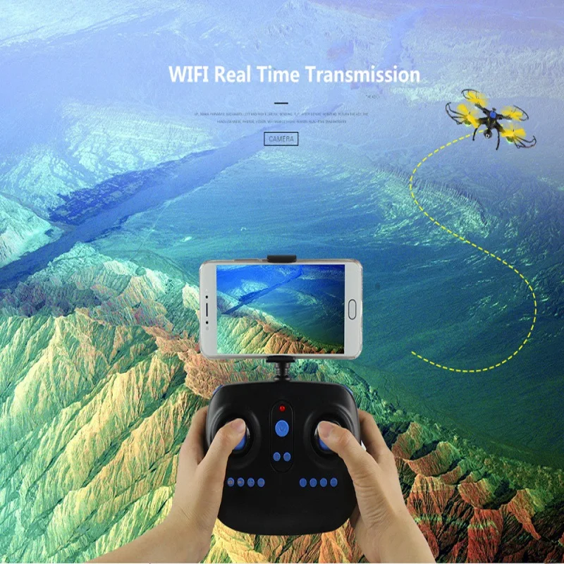  foldable HD Camera WIFI FPV RC Drone Real-time Transmission hovering SmartPhone Control quadcopter 