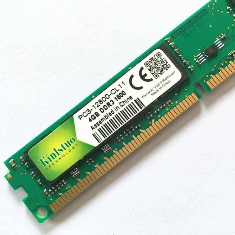 Kinlstuo Новый DDR3 1333 / PC3 10600 1 Гб 2 ГБ 4 оперативная память для настольных компьютеров