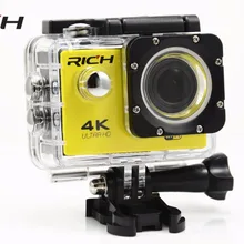 F60R 4 K Wifi Экшн-камера 16MP 170D Sport DV 30 M Go Водонепроницаемая Pro Экстремальные виды спорта видео велосипед шлем камера для автомобиля DVR