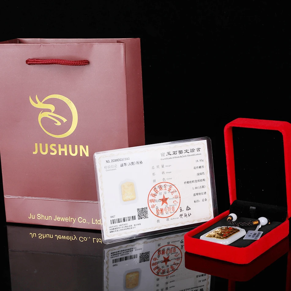 Genuine and Tian Yu mosaic gold eagle PENDANT Men jade Eagle Wings Jade pendant free shipping 48*33*8mm Fine Jewelry