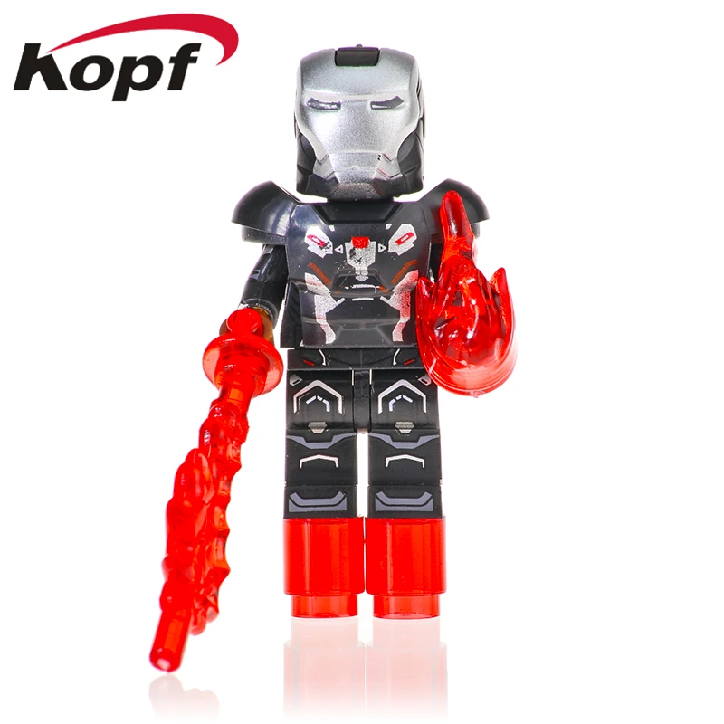 

Single Sale Building Blocks Super Heroes Iron Man Thor Thanos Captain America War Machine Figures Model Toys For Children PG1981