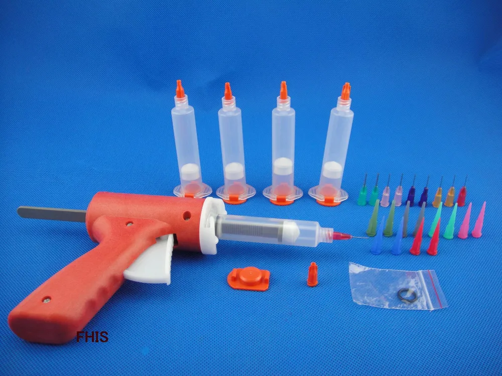 10ML manual syringe gun single liquid glue gun 10CC Common 1PCS + 10CC