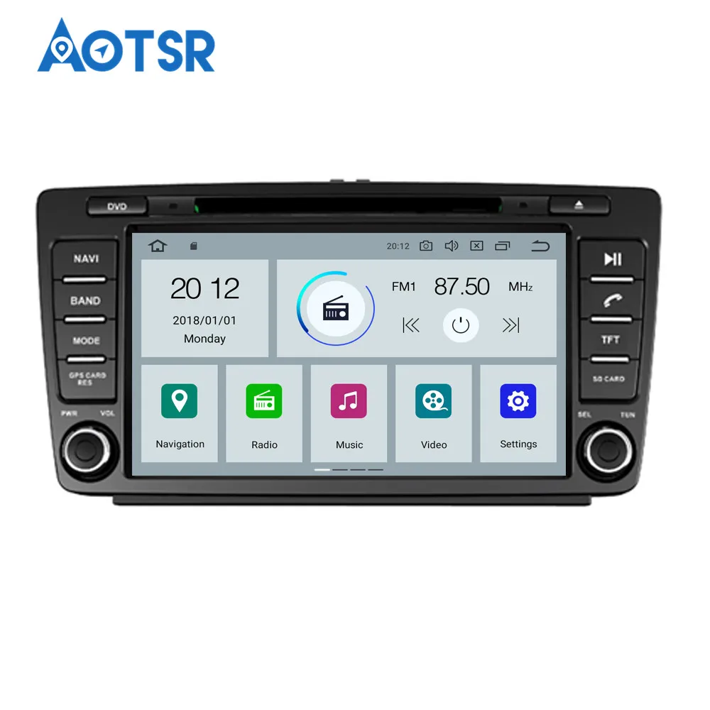 Автомагнитола 2 din Android 9 0 4 + 32 ГБ мультимедийный DVD плеер для Skoda Octavia 2008 2009 2010 2015 GPS