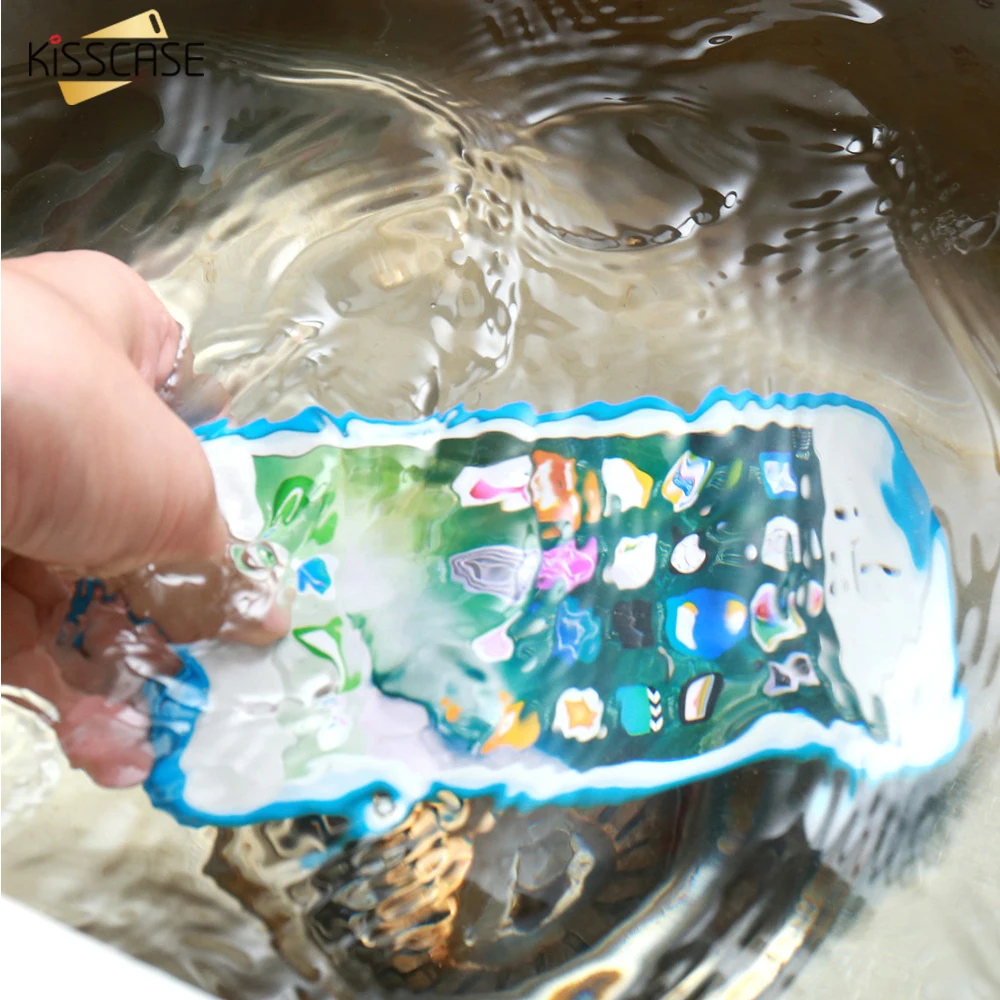 

KISSCASE Waterproof Case for iPhone 6 7 Transparent Soft TPU Diving Swimming Cases for iPhone 5S SE Swim photography Underwater
