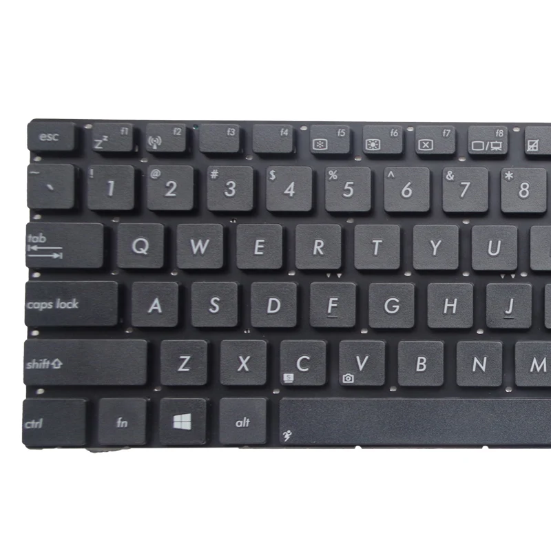 GZEELE Английский Клавиатура для ноутбука ASUS N56 N56V N76 N76V N76VB N56DY N76VJ N76VM N76VZ U500VZ N56VV N56VZ U500VZ U500 U500V черный