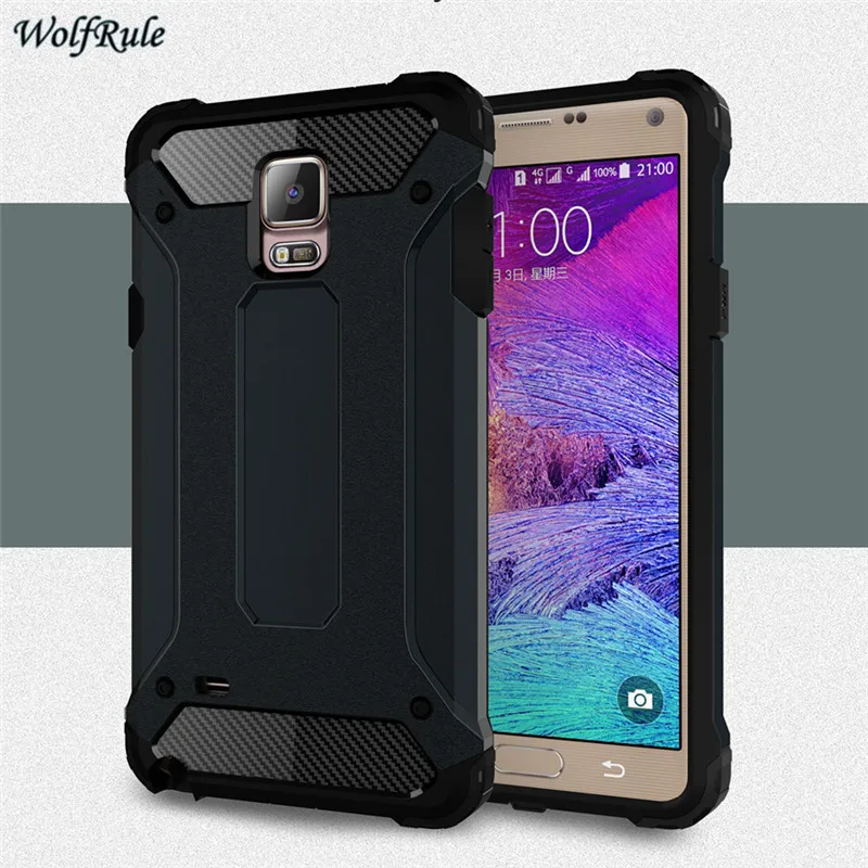 

WolfRule For Cover Samsung galaxy Note 4 Case TPU & PC Phone Case For Samsung Galaxy Note 4 Cover For Samsung Note 4 Case N910