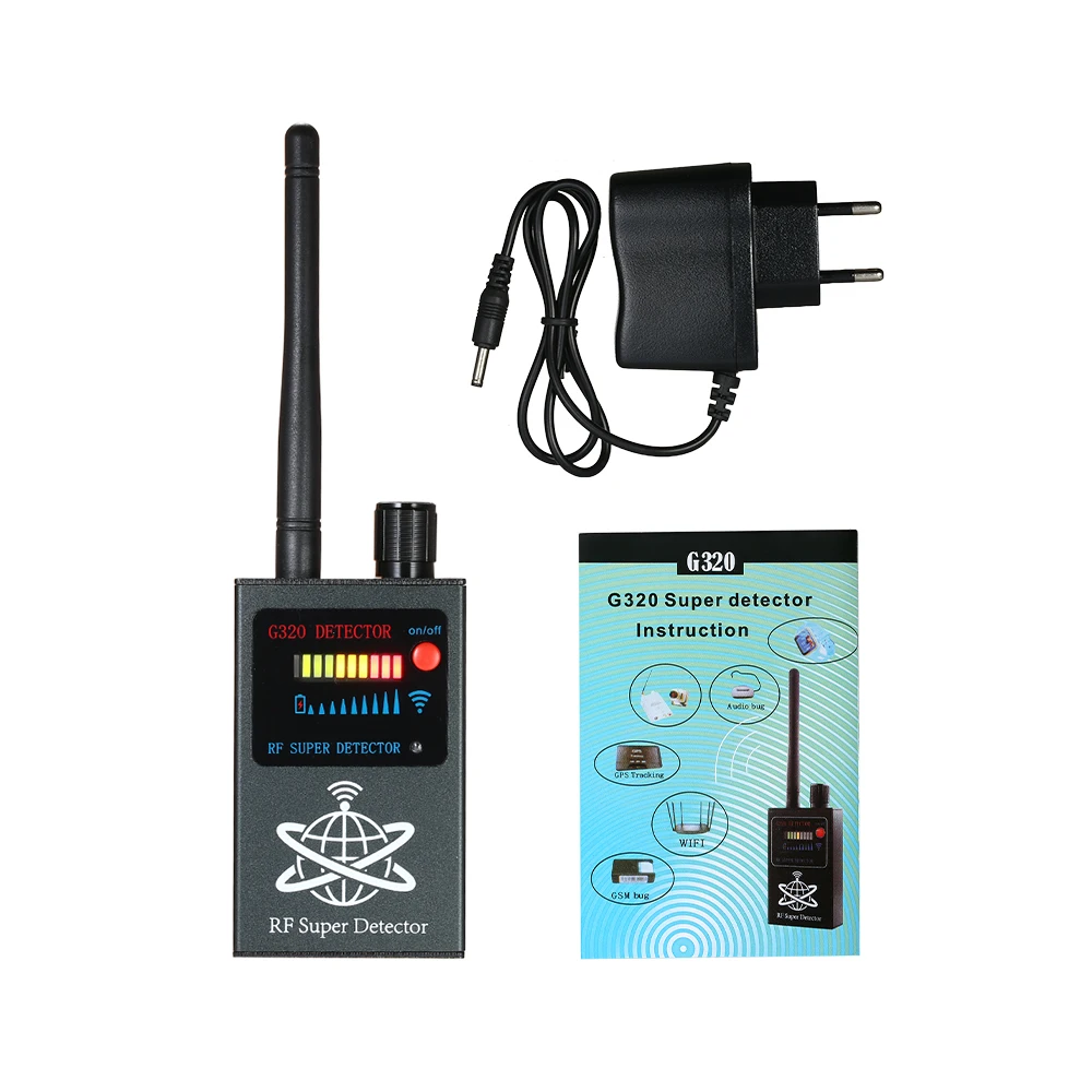 Anti-Spy RF Bug Detector Wireless Signal Radio Detectors Camera Auto-detection GPS Camera Finder for Detecting Hidden Camera