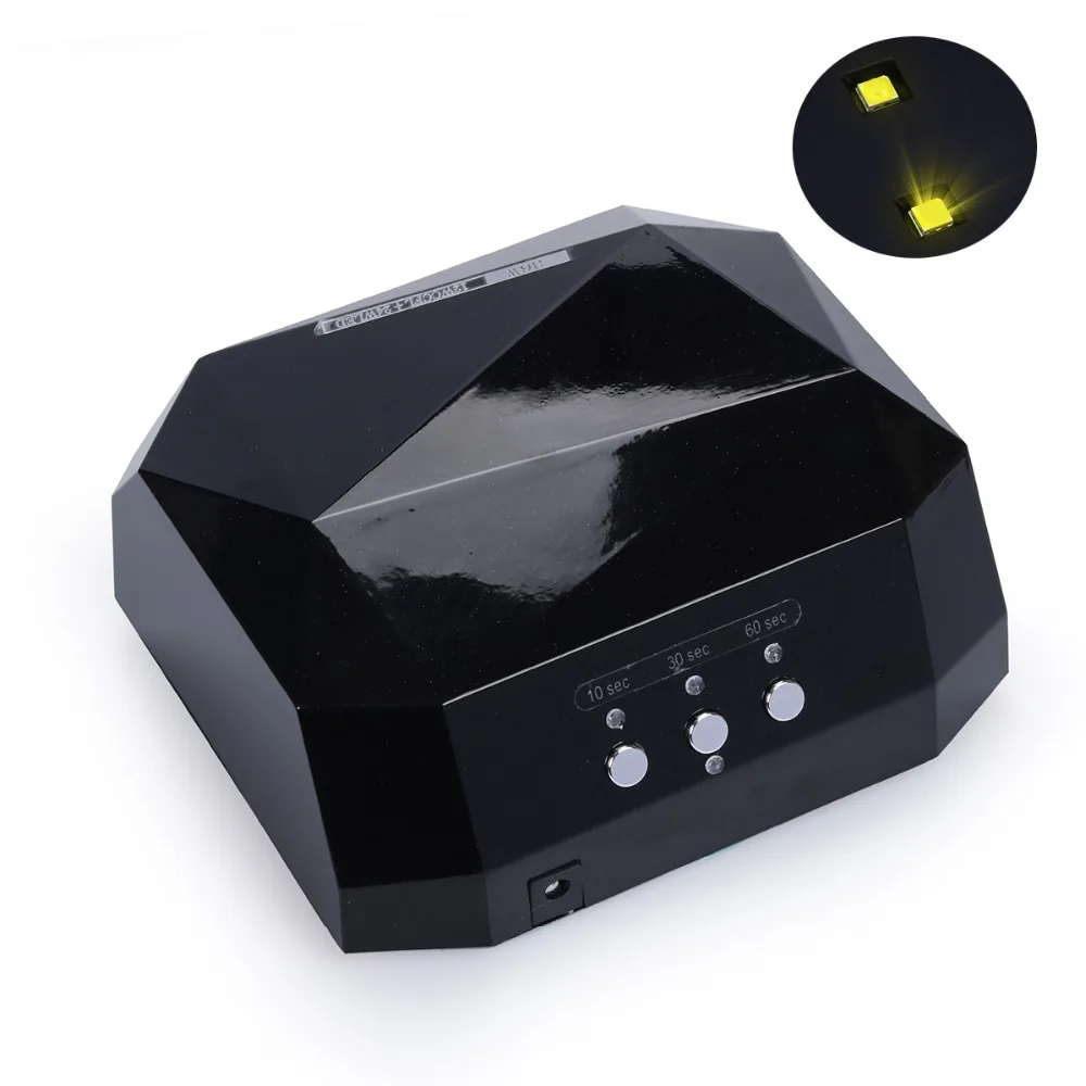 

Nail Dryer original box&36W LEDUV lamp nail dryer uv lamp led lightDiamond Shape Gel Curing Lamp Popular Drying Gel Polish Tools