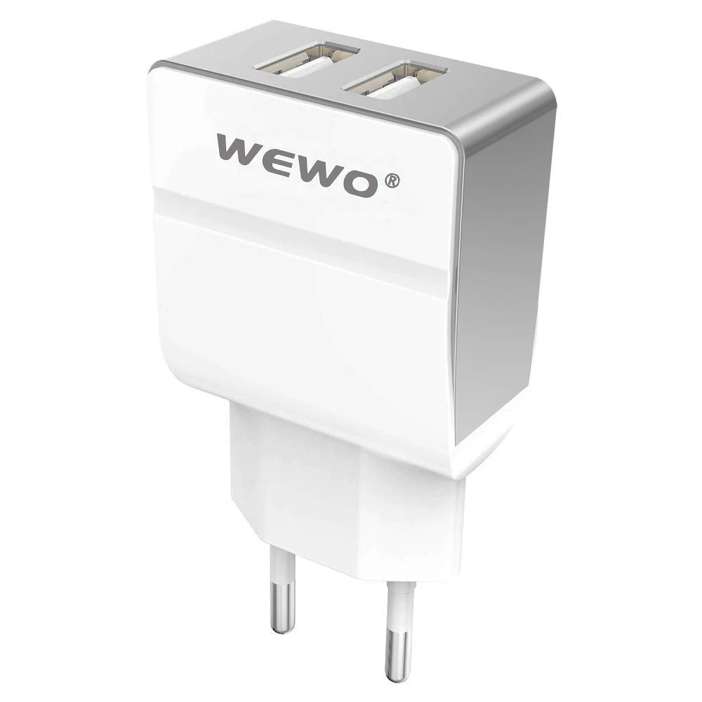 WEWO Dual USB 5V 2.4 A Cell Phone Charger Fast Mobile For Samsung iPhone 6 6S 7 7S iPad Note Mate 9 XIAOMI | Мобильные телефоны и
