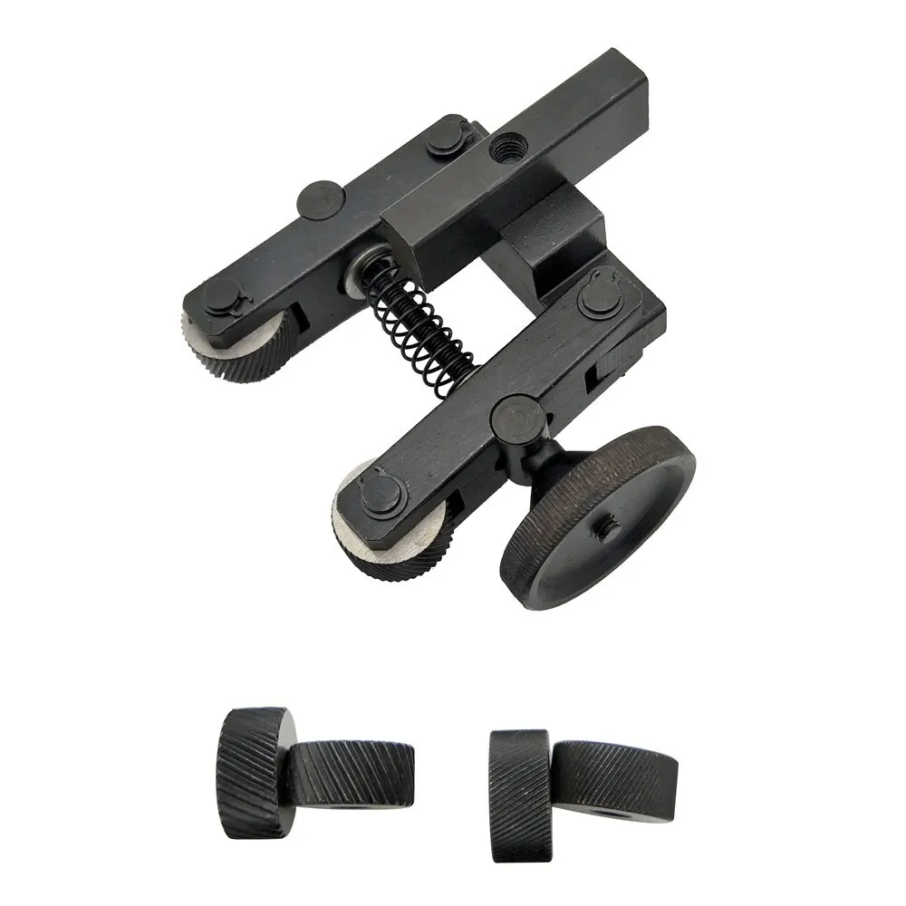 

Portable Knurling Knurler Tool Holder Linear Knurl Tool Lathe Mini Size Lightweight Adjustable Shank with Wheel