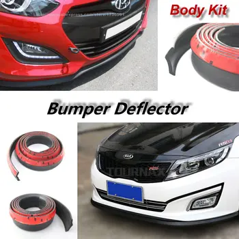 

Auto Car Bumper Lips For Renault Clio Lutecia Duster Laguna Megane 2 3 Logan Captur Body Kit Strip Front Tapes Deflector Lips