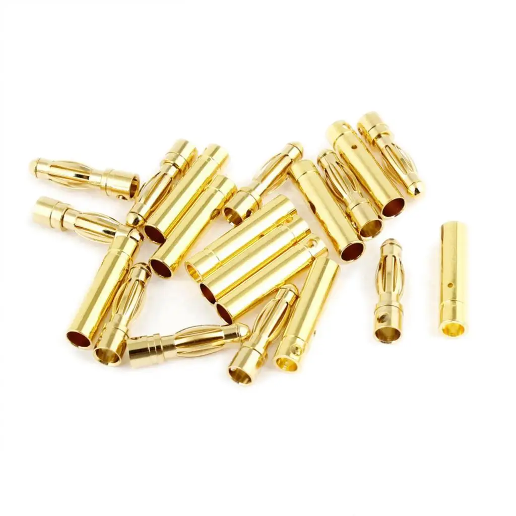 

LIXF HOT 4mm Inside Dia Male Female Banana Plug Bullet Replacement 10 Pairs