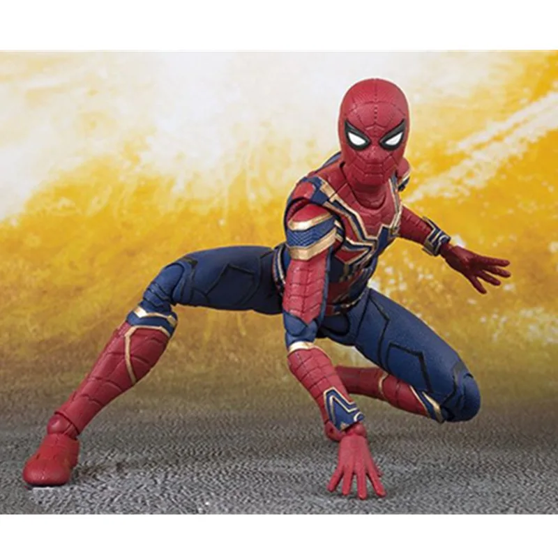 Movie Avengers 3 Infinity War Iron Spider Man Tamashll Stage Spiderman PVC Action Figure Model Toy Doll Gift (3)