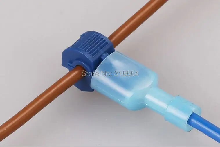 Azu Movilideas Conector Cable Caja con 100 robacorrientes Scotch lock empalme r/ápido