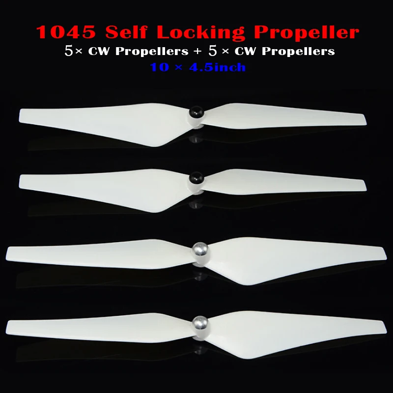 5pairs 1045 Propeller for Mini drone Self Locking Propeller for CW CCW Blades F450 F550 S500 S550 Quadcopter Accessory