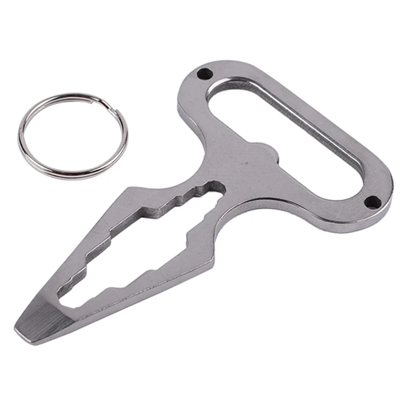 

Self-defense Defense Spikes Multipurpose Tool Wrench Opener Screwdriver Survival Kit Key Ring EDC Outdoor Camping Equipment Tool