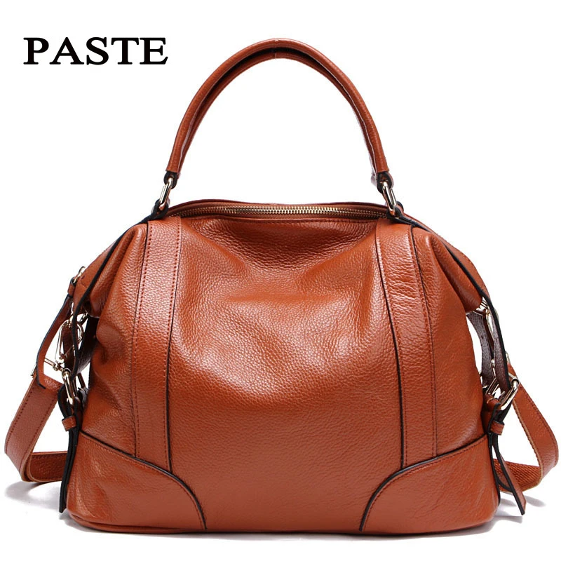 

Ladies' Genuine Leather Handbag Luxury Women's Handbags Shoulder Bags Casual Tote Cow Leather Clutch Female Bag bolsa feminina