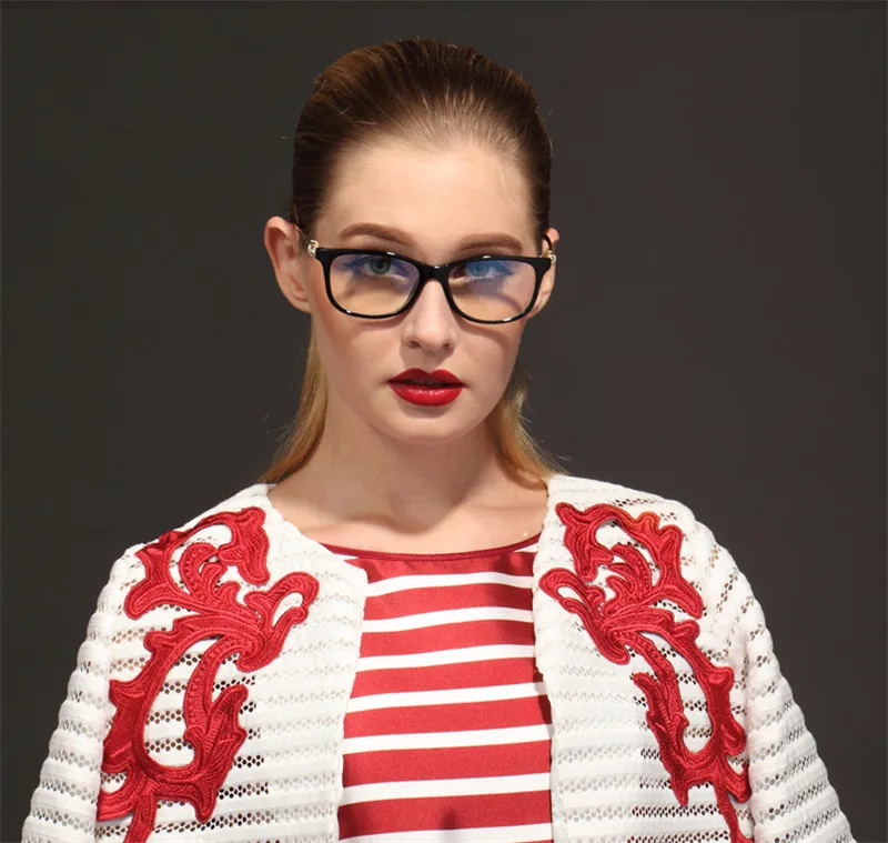 Элегантные женские очки с леопардовой оправой, оптические оправы для очков для женщин, компьютерные очки, оправа для очков, 6 цветов