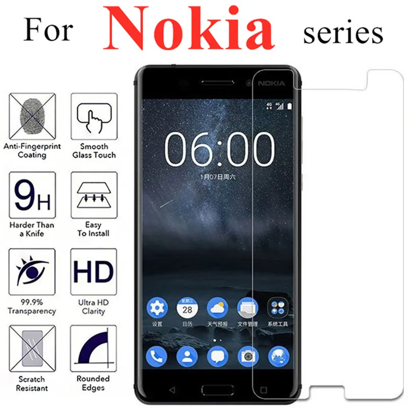 

safety glass on for nokia 5 protective glass for nokia 3 2 6 5 8 screenprotector tremp tempered glas nokai 6 protection nakia 5