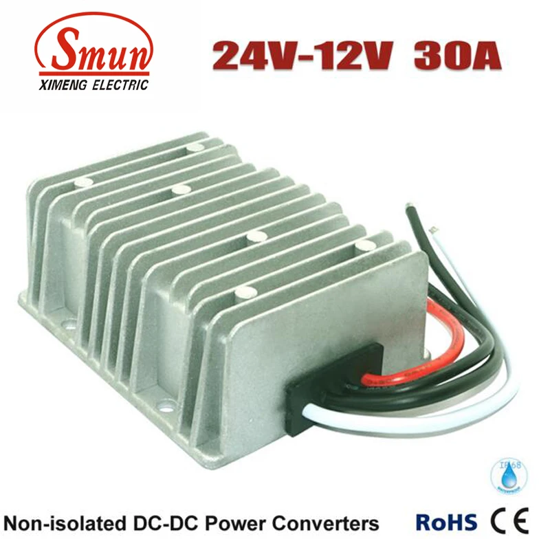 

Водонепроницаемый IP68 36VDC до 12VDC 30A 360W Buck DC-DC источник питания