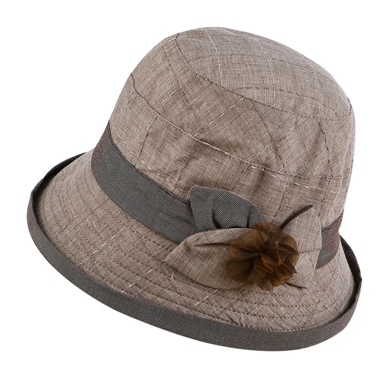 

WENYUJH Fisherman Bucket Hat Hiking Climbing Hunting Fishing Bow Knot Outdoor Protection Caps Girls Women's Summer Sun Hat