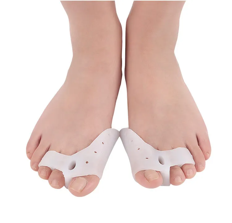 2 Pcs/lot Gel Toe Separator Toe Bunion Guard Splint for Hammer Toe with