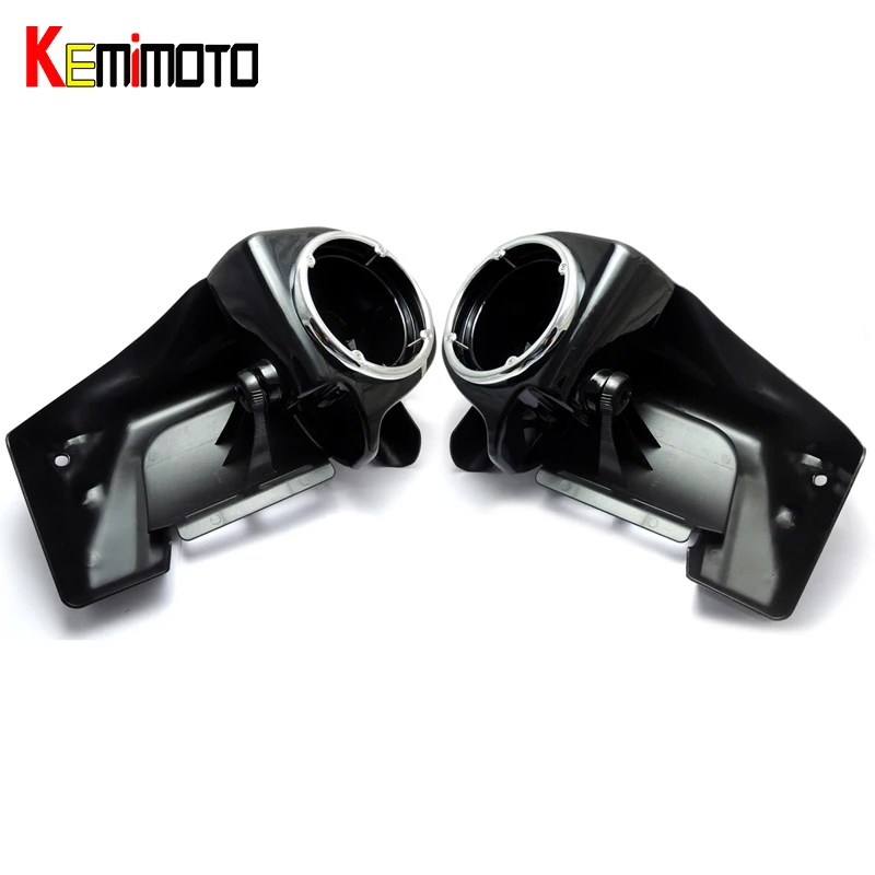 

Lower Vented Leg Fairing One Pair of 6.5" Speaker Boxes Pods For Harely Touring Glide Road Street Electra Glide FLHTK 83-2013