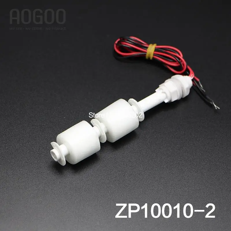 

M10*100MM Dual Level Control PP Water Level Sensor Liquid Plastic Float Switch Tank 220V ZP10010-2 2A1