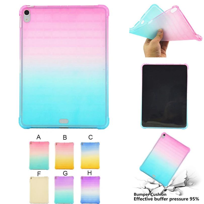 

For Apple New iPad Pro 11in 2018 Clear Ultra Thin TPU Soft Case Cover Shockproof Tablet Protective Case A30