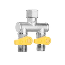 1/" Латунные смесители стандартный разъем стиральная машина быстросъемный Фиттинг трубы соединения резьбовой кран Соединительные устройства