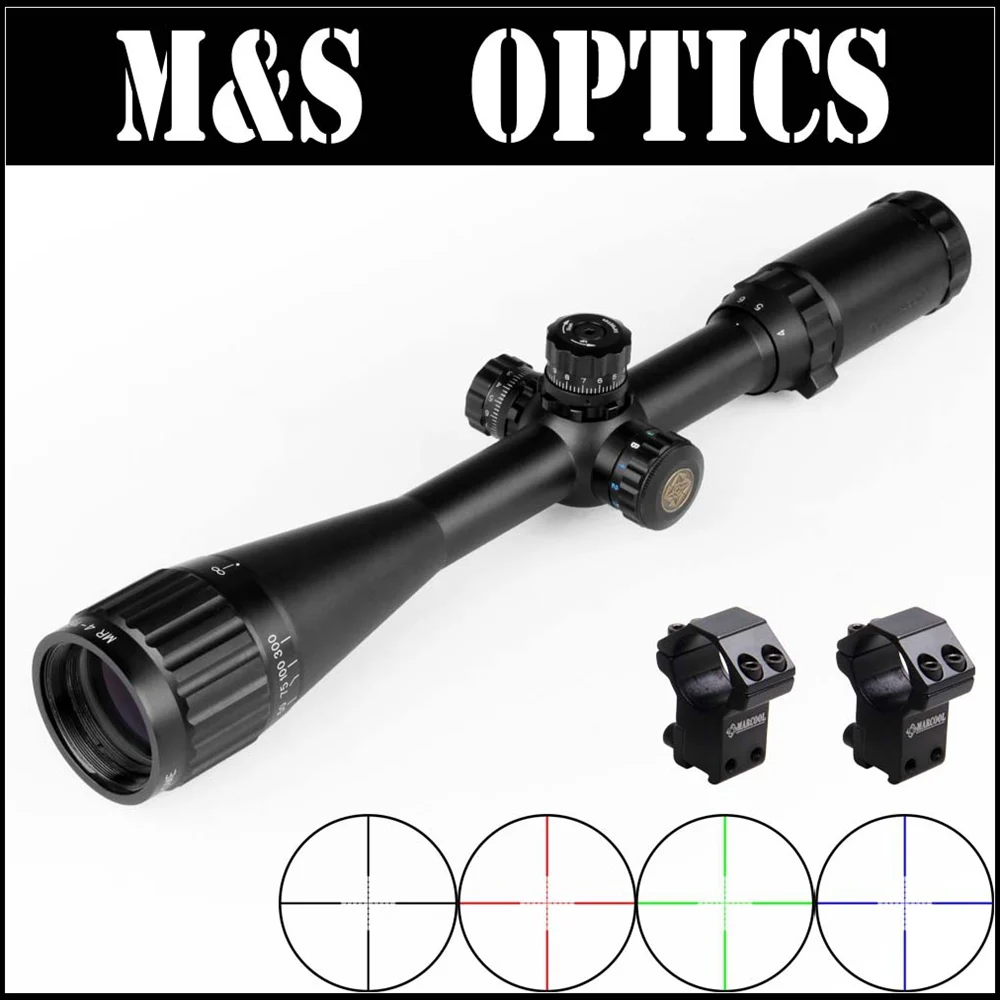 MARCOOL 4-16X40 AOIRGBL Airsoft Air guns Optis винтовочные оптические прицелы область для