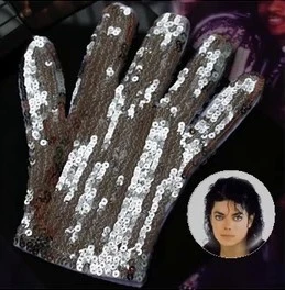 michael jackson's stage-used glove