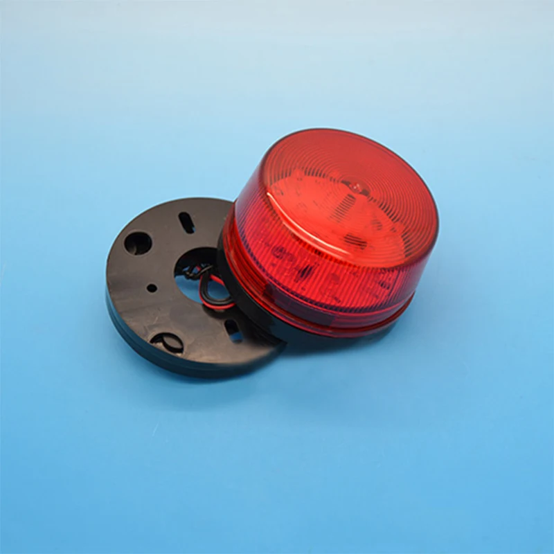 

FGHGF High Quality Waterproof 12V 120mA Safely Security Alarm Strobe Signal Safety Warning Random Color Flashing LED Light