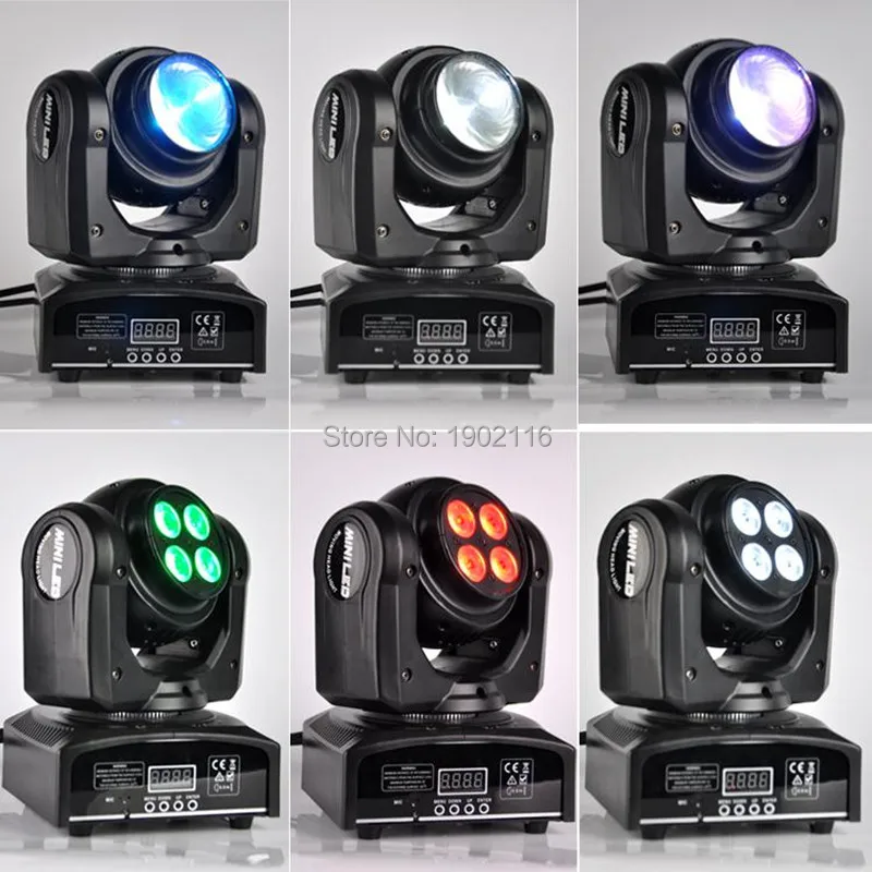 2 шт./лот светодиодный стирка двойными бортами Moving Head Light/4x10 W + 1x10 W Светодиодный луч света этапа/RGBW DMX512 светодиодный Вращающийся DJ точечные