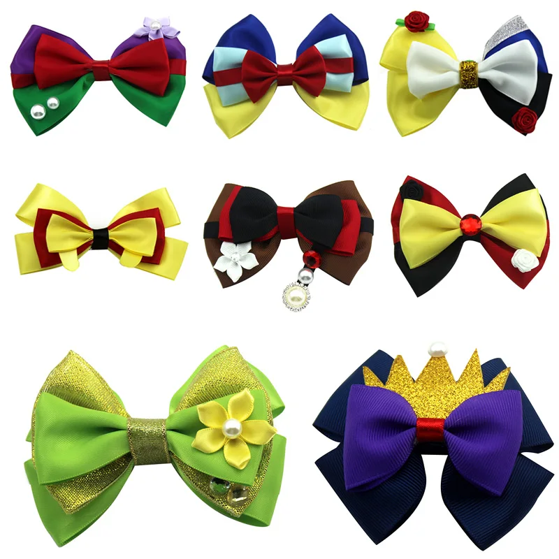

Fashion 4 Inch Hairgrips for Students Kids premium Hair Accessories Flower Hair Bows for Girls Hair Clips Barrettes new