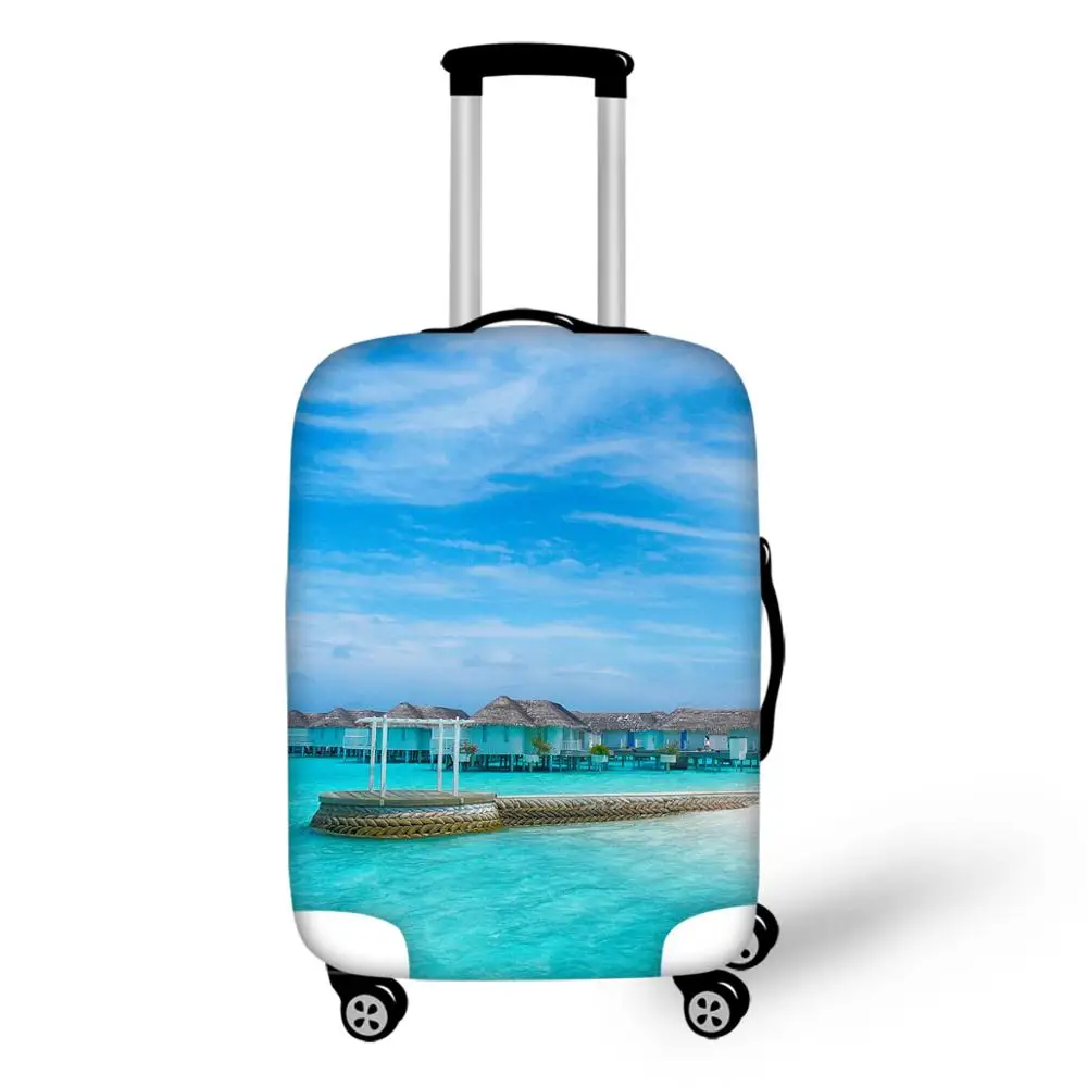 

Thikin Beach Travel Luggage Cover for Girls Cartoon School Trunk Suitcase Protective Cover Travel Bag Protector Jacket