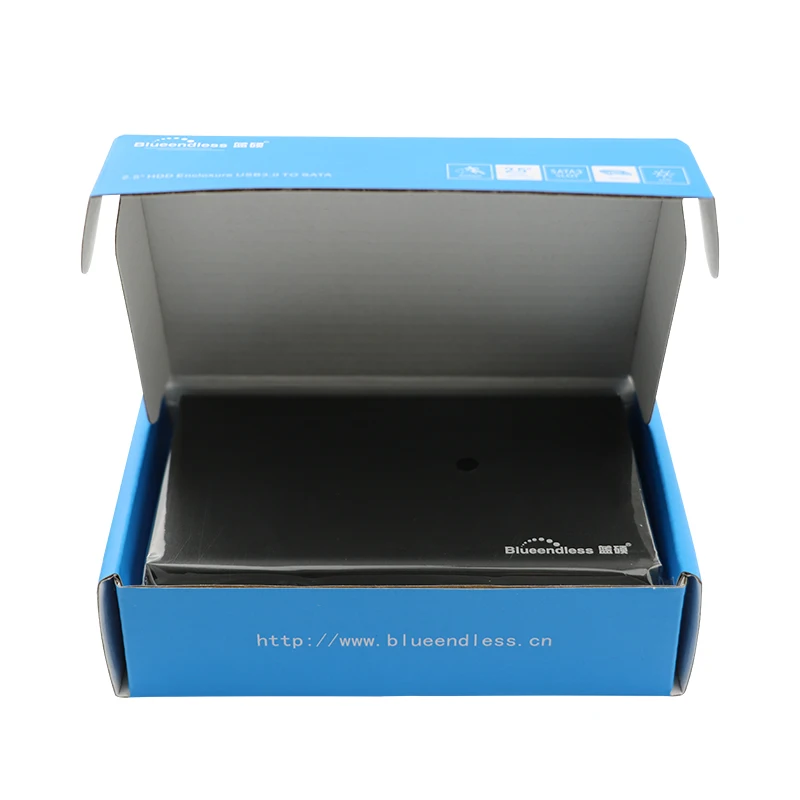 2 шт./лот 5 дюймов hdd USB 3 0 Корпус ssd sata III Чехлы 6 Гбит/с защиты коробки Алюминий