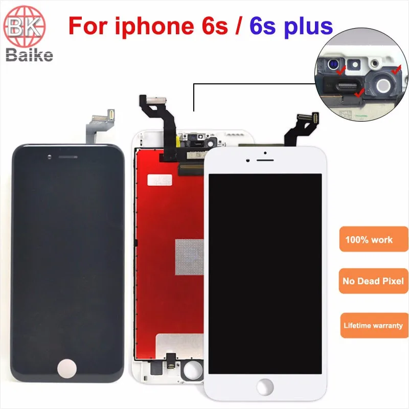 

Quality AAA Pantalla For iphone 6s lcd screen For iphone 6s plus display lcd Touch Screen Digitizer Assembly Black white