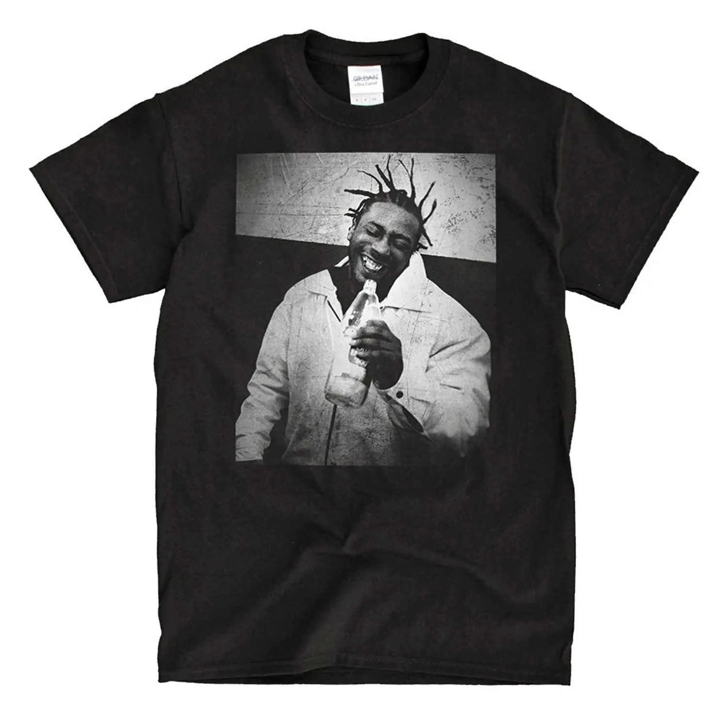 Черная футболка Ol' Dirty Bastard готов к отправке! Футболка с принтом 2017 Модная