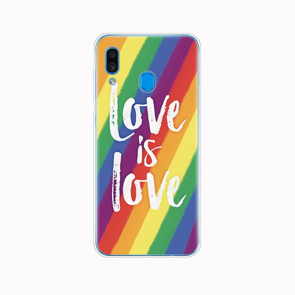 Чехол для Samsung A50 чехол Galaxy A60 A10 A30 A40 A70 A 50 2019 A9 A7 2018 Радужный Флаг геев лесбиянок