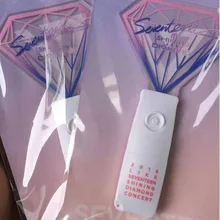 [MYKPOP] SEVENTEEN 17 сверкающих бриллиантов освещение концертов палки вентиляторы поддержка светильник палка KPOP вентилятор Коллекция подарков SA18050310