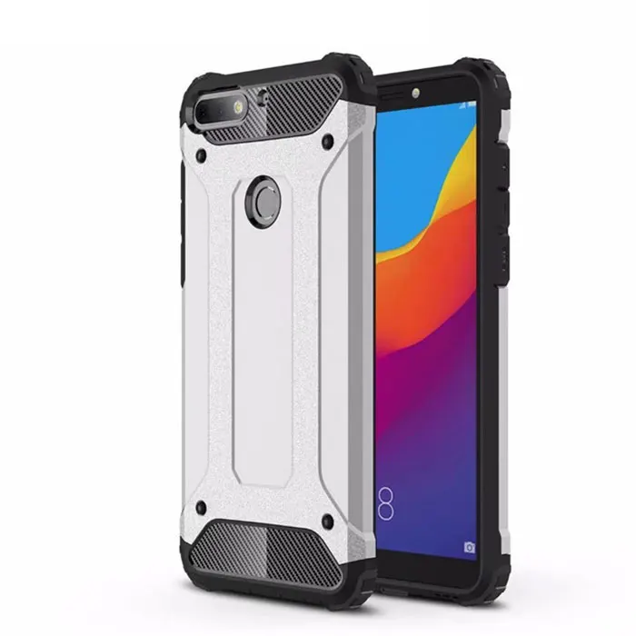 

For Huawei honor 7C case shockproof Hybrid armor Hard Rugged Impact TPU+PC Phone Cases Capa for Nova 2 lite / Enjoy 8 Back Cover